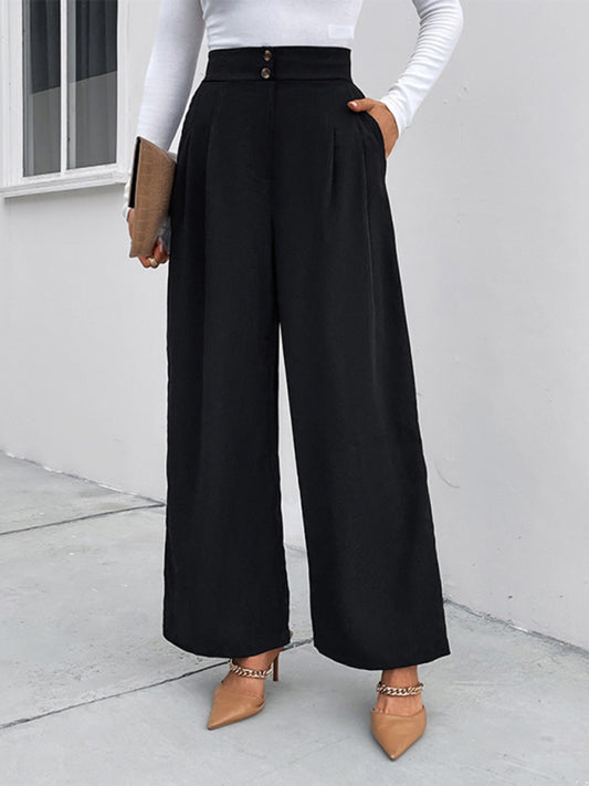 Wide Leg Black Pants